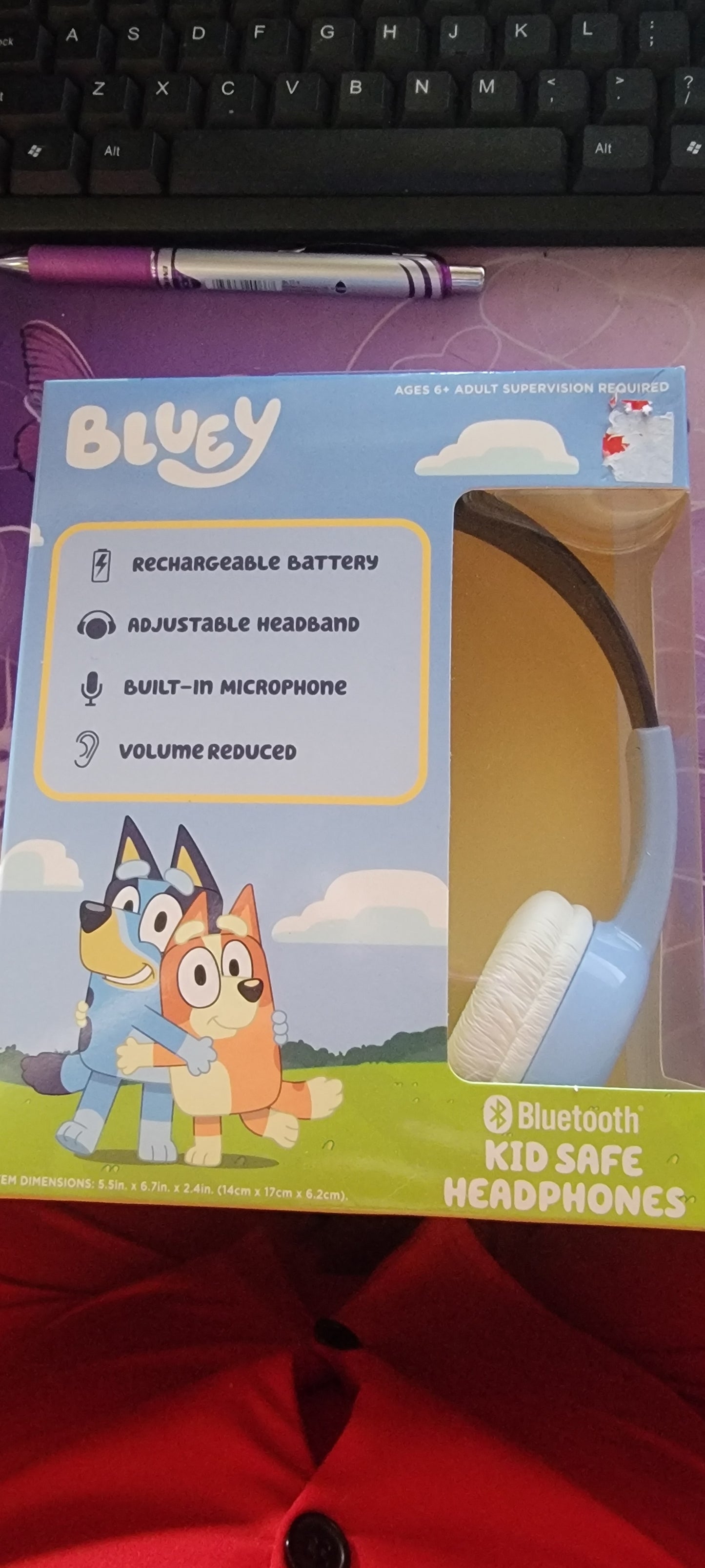 Bluey Kids Safe Headphones