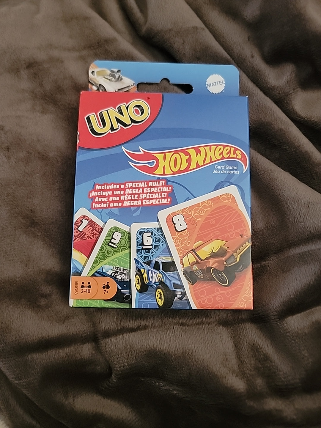 Hot Wheels Uno Cards